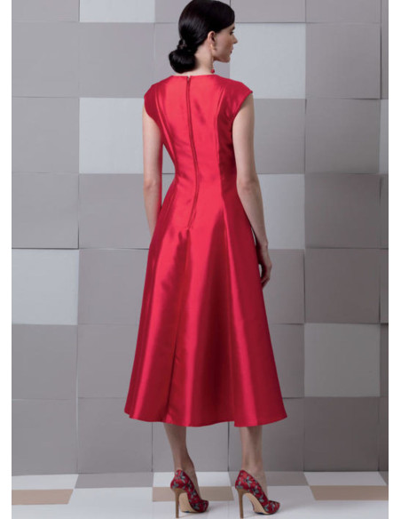 Patron de robe et faux plastron - Vogue 9292