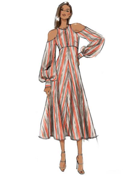 Patron de robe - Vogue 9296