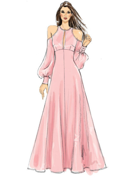 Patron de robe - Vogue 9296