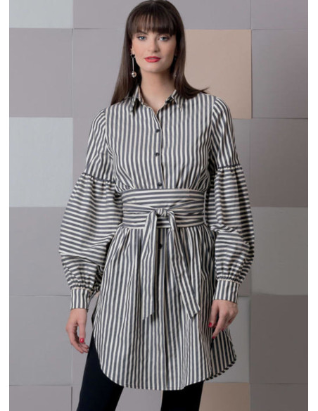Patron de haut et ceinture - Vogue 9299