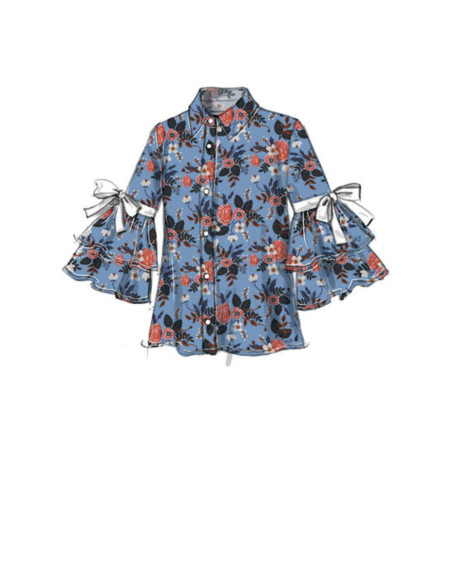 Patron de haut et ceinture - Vogue 9299