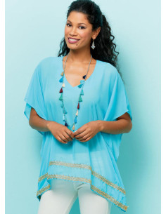 Patron de haut, tunique et caftan - Butterick 6559 2