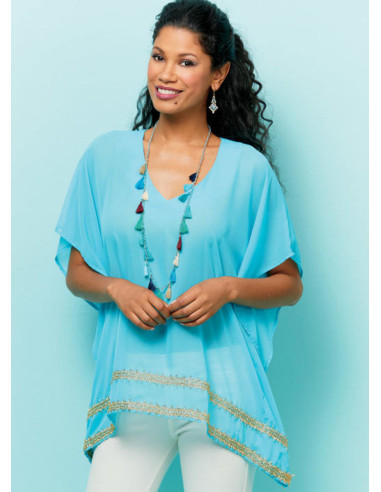 Patron de haut, tunique et caftan - Butterick 6559