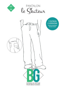 Patron de pantalon pour homme Le Skateur - Les BG