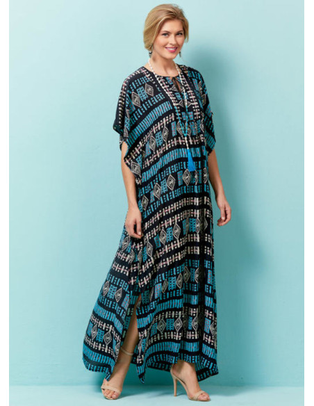 Patron de haut, tunique et caftan - Butterick 6559