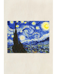 Kit broderie point de croix - La nuit étoilée 2