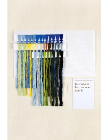 Kit broderie point de croix - La nuit étoilée