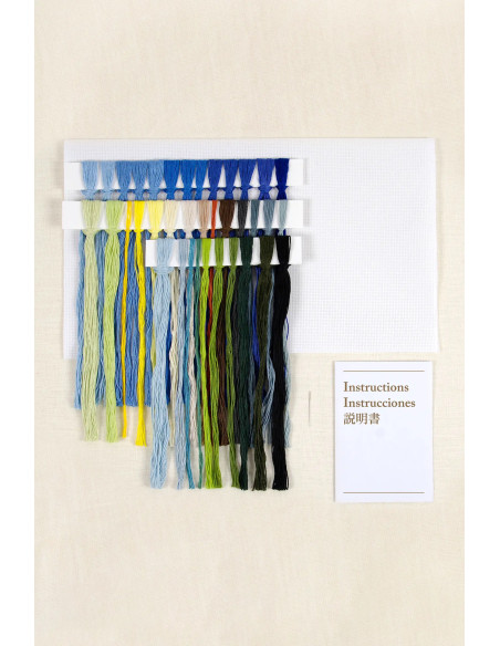 Kit broderie point de croix - La nuit étoilée