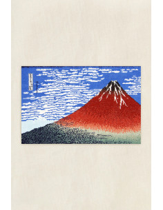 Kit broderie point de croix - Le Fuji Rouge 2