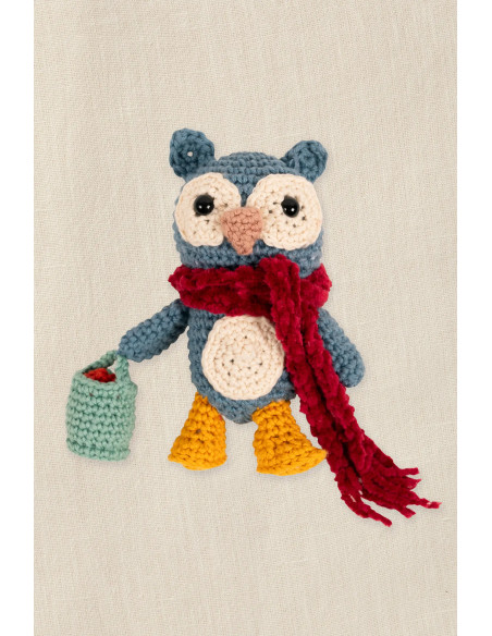 Kit amigurumi - Hibou au potager