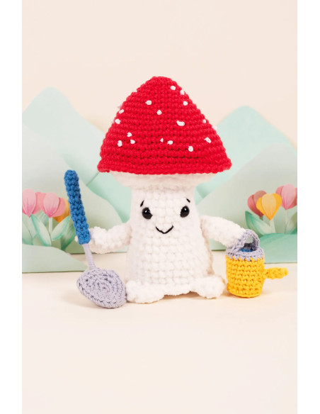 Kit amigurumi - Champignon jardinier