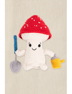 Kit amigurumi - Champignon jardinier 2
