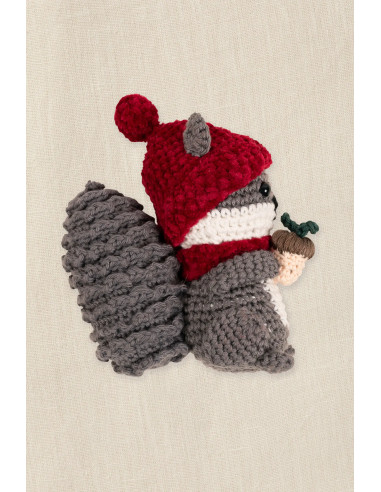 Kit amigurumi - Écureuil gourmand