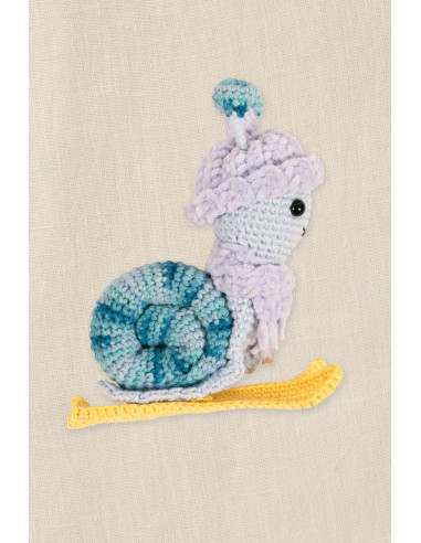 Kit amigurumi - Escargot skieur