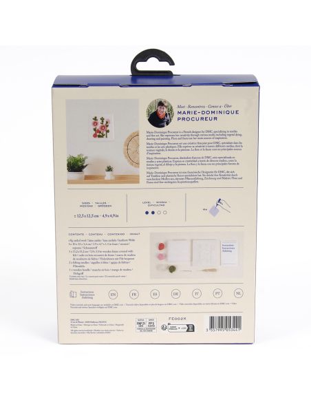 Kit à feutrage - Roses trémières