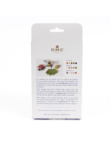 Pack de 5 laines cardées à feutrer DMC - Autumn