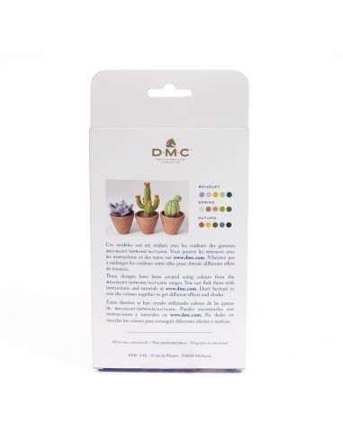 Pack de 5 laines cardées à feutrer DMC - Bouquet