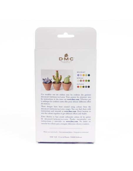 Pack de 5 laines cardées à feutrer DMC - Bouquet