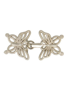 Brandebourg chic papillon - Argent