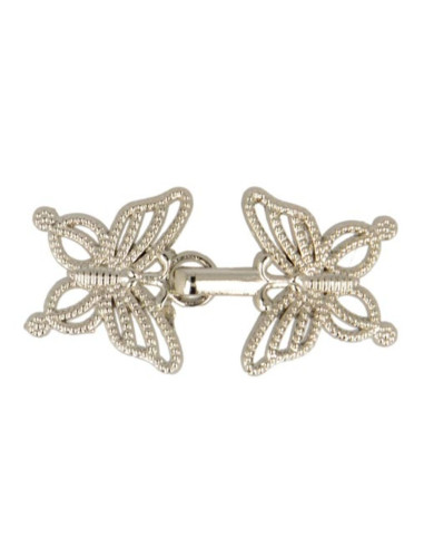 Brandebourg chic papillon - Argent