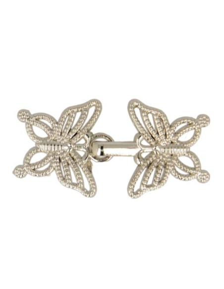 Brandebourg chic papillon - Argent