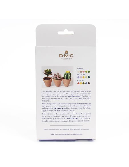 Pack de 5 laines cardées à feutrer DMC - Spring