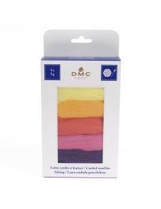 Pack de 5 laines cardées à feutrer DMC - Vitamine