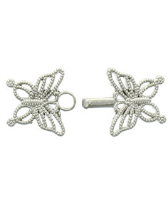 Brandebourg chic papillon - Argent 2
