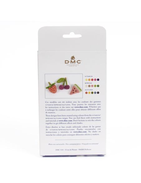 Pack de 5 laines cardées à feutrer DMC - Vitamine