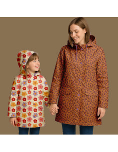Tissu toile imperméable pour ciré - Fauve 2