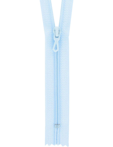 Fermeture éclair nylon - Bleu azur