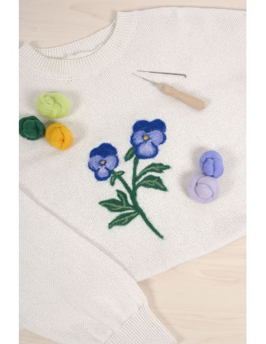 Catalogue feutrage DMC - Embellissements fleuris