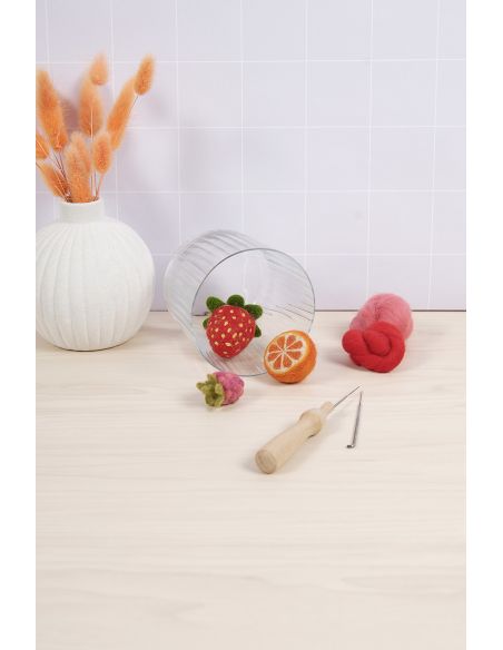 Catalogue feutrage DMC - Panier de fruits