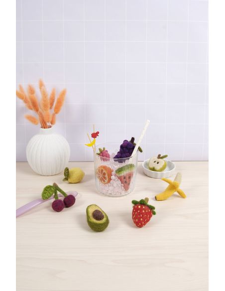 Catalogue feutrage DMC - Panier de fruits