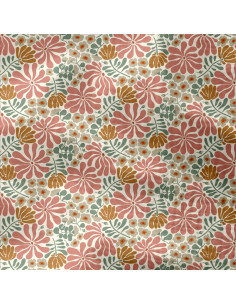Tissu double gaze imprimé - Bomini