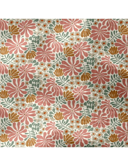 Tissu double gaze imprimé - Bomini