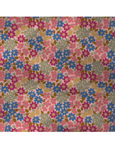 Tissu double gaze imprimé - Gladys