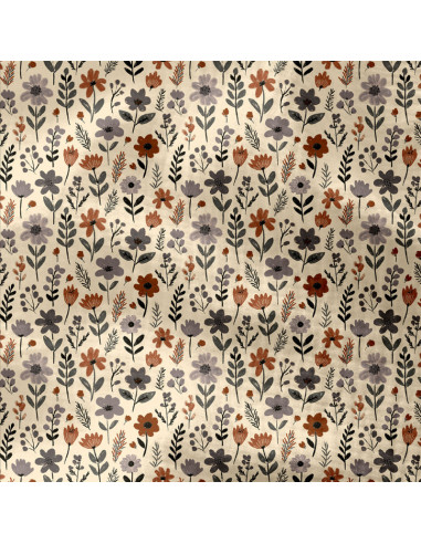Tissu double gaze imprimé - Maddy