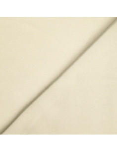 Tissu twill de viscose lourd - Écru