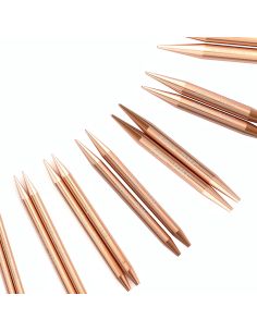 Pointes d´aiguilles interchangeables or rose DMC