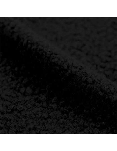 Tissu fourrure curly - Noir
