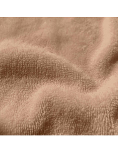 Tissu micro éponge viscose - Mocha