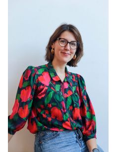 Tissu viscose La Roseraie - Lise Tailor 2