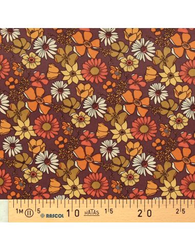 Tissu velours imprimé - Azylis