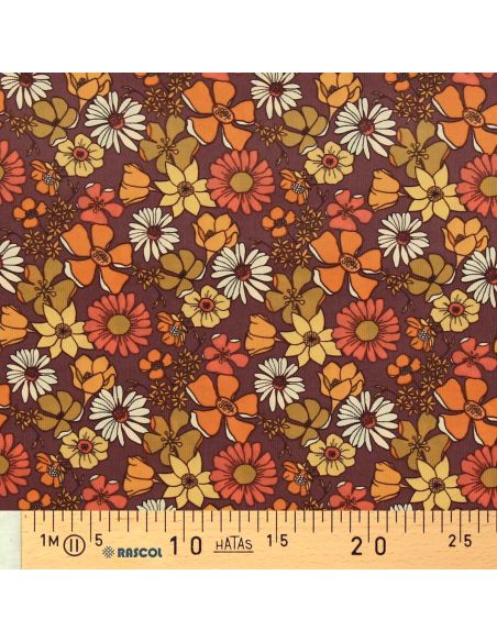 Tissu velours imprimé - Azylis