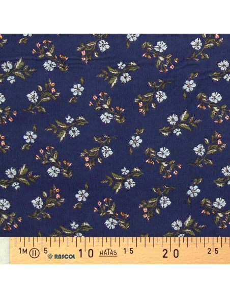 Tissu velours imprimé - Lina