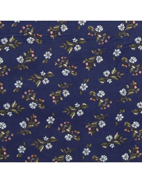 Tissu velours imprimé - Lina