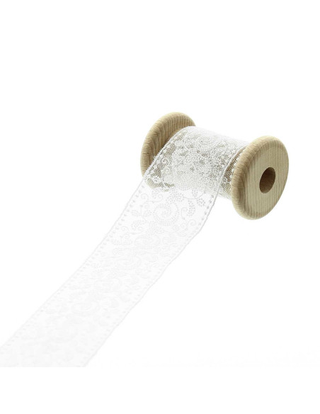 Dentelle Valenciennes - Blanc