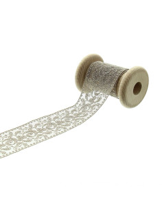 Dentelle Valenciennes - Beige