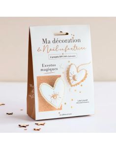 Ma décoration de Noël en feutrine : Duo exvotos magiques